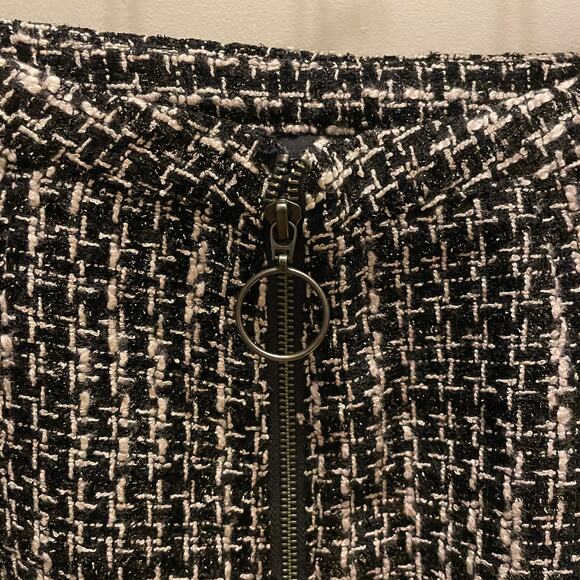 House of Harlow S Tweed Skirt | Revolve, Textured, Back Zip MSRP $298 NWOT - Picture 4 of 6